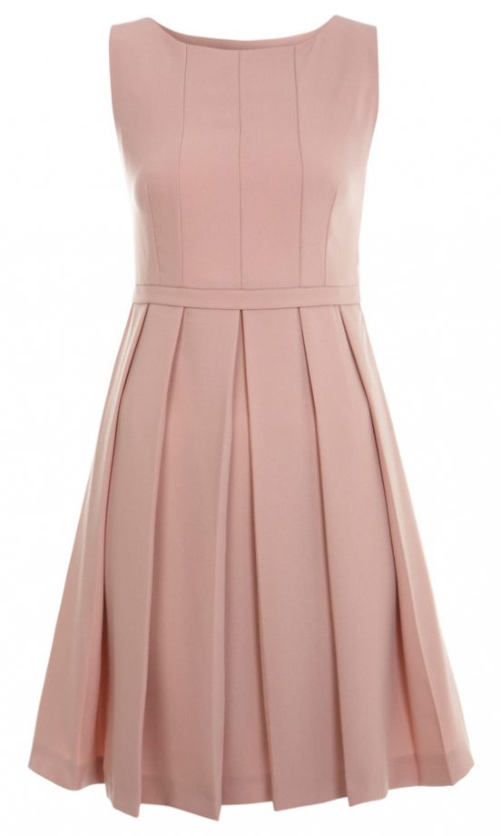 Miss Selfridge Nude Skater Dress, £42