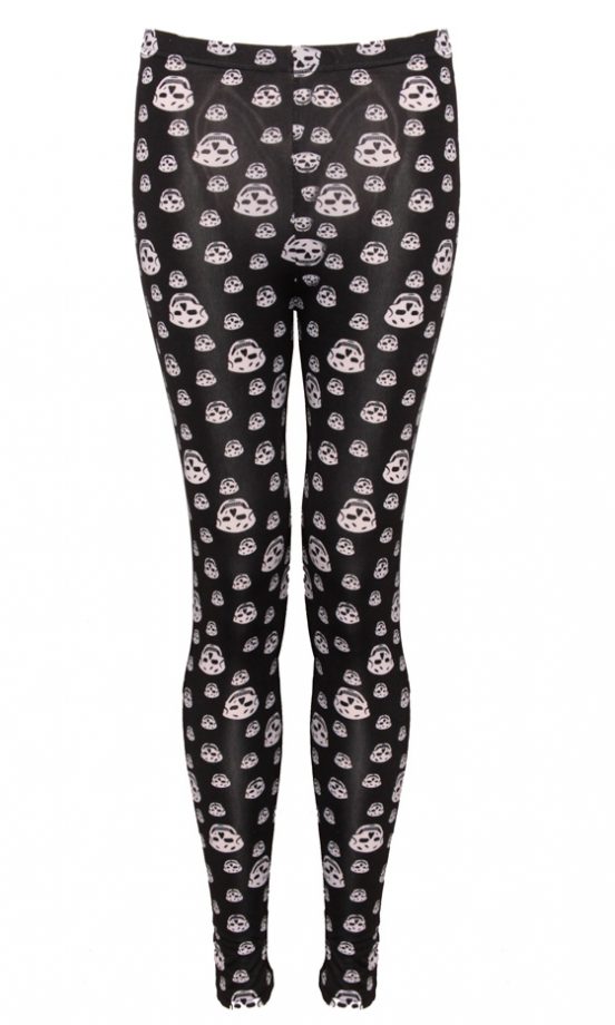 Owntherunway SS12 Monochrome Skull Print Leggings