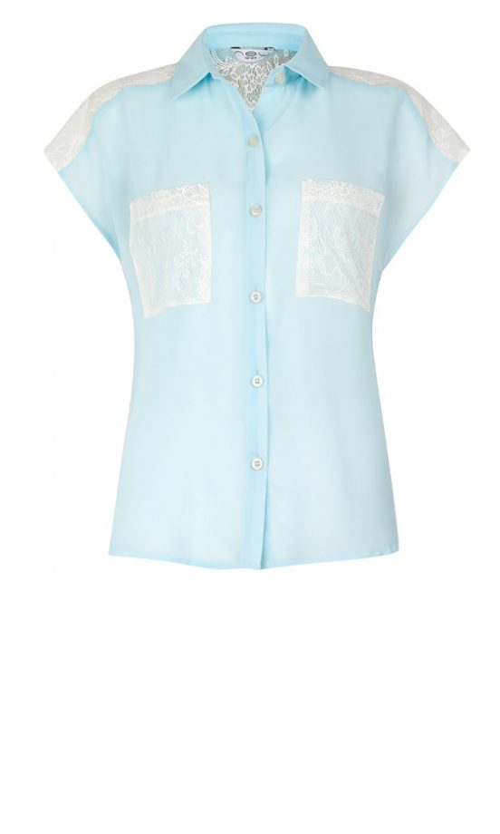 New Look SS12 Blue Lace Shirt