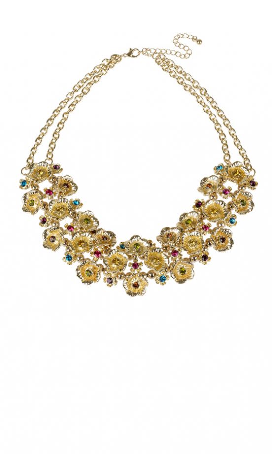 New Look SS12 Gold Flower Necklace