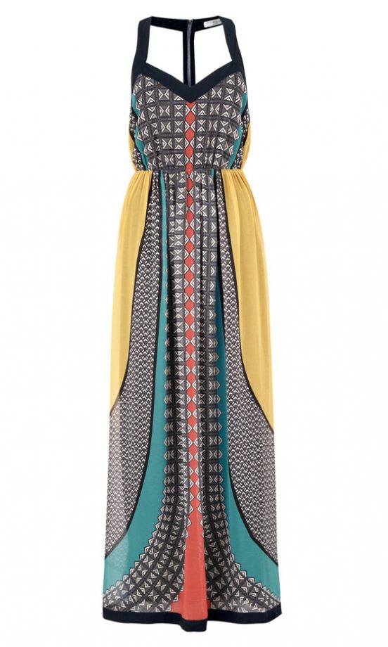 New Look SS12 Pattern Colour Block Maxi
