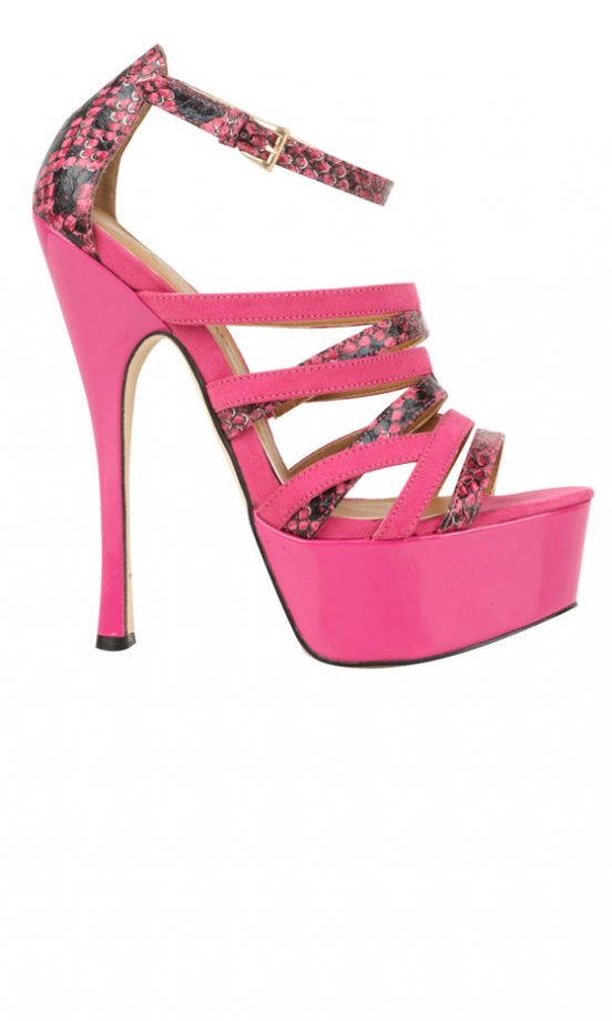 New Look SS12 Pink Print Platforms