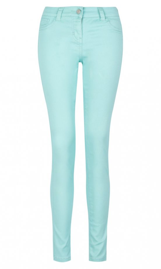 New Look SS12 Statement Blue Skinny Jeans