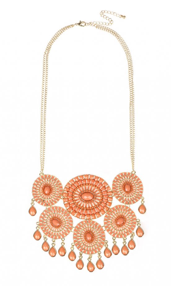 New Look SS12 Statement Coral Necklace