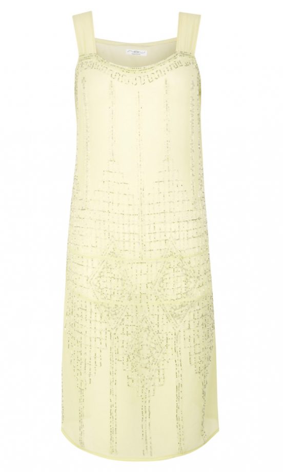 New Look SS12 Yellow Sequin Dress