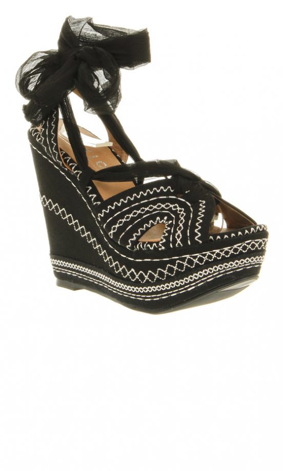 Office Embroidered Wedges, £58