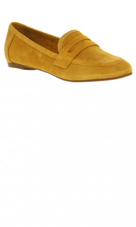 Office Mustard Loafers, £50