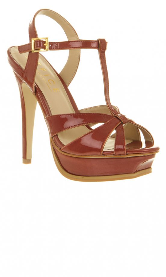 Office Patent T-Bar Heels, £70