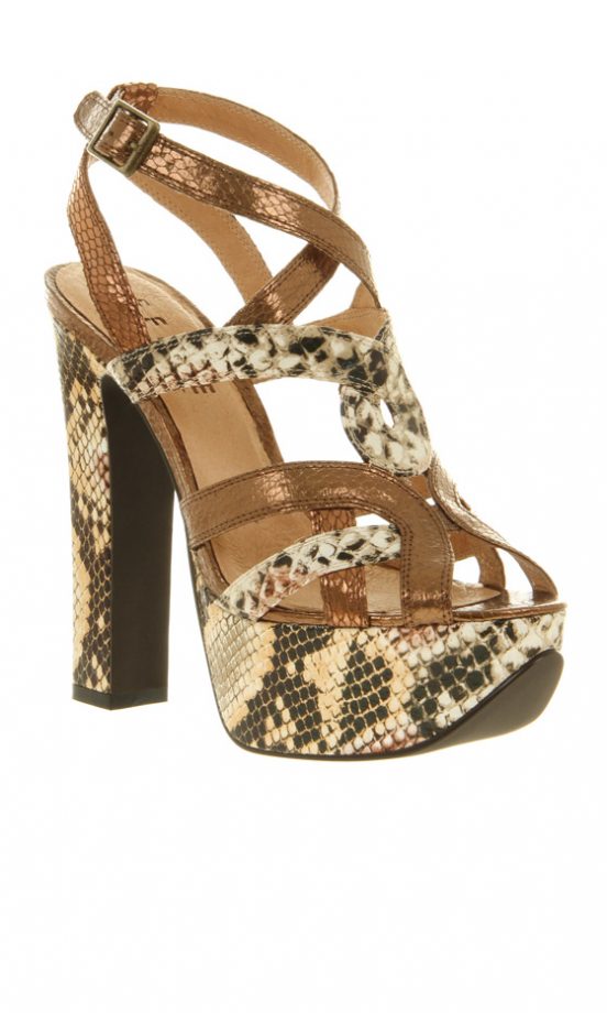 Office Snake Print Heels, £75
