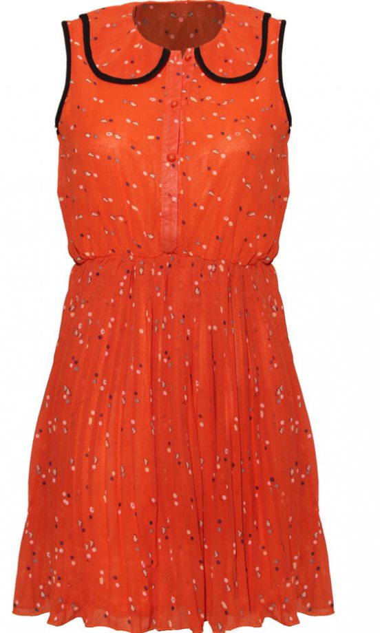 Owntherunway SS12 Peter Pan Collar Pleat Dress