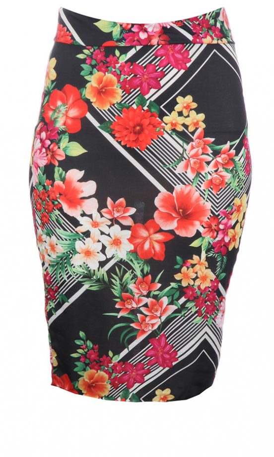Missguided SS12 Floral Skirt