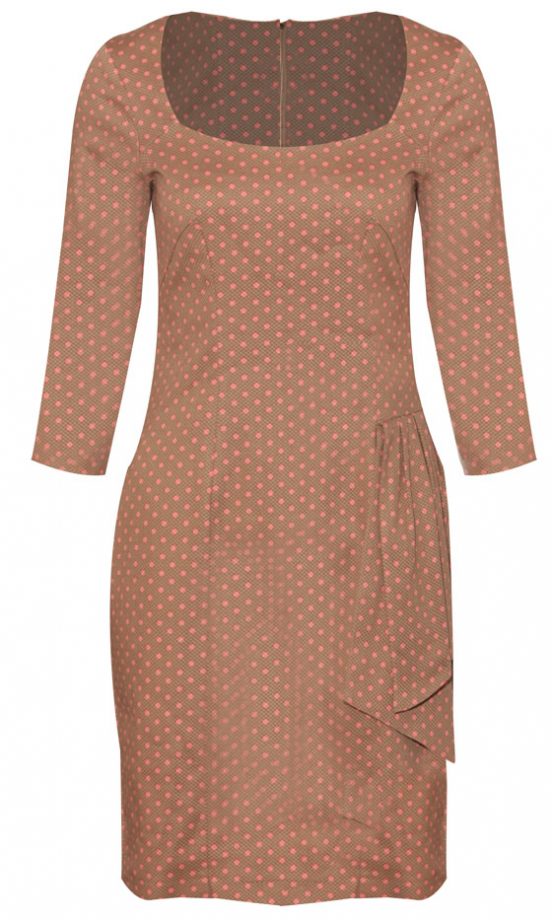 Owntherunway SS12 Polka Dot Tailored Dress