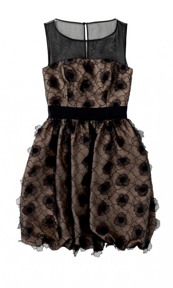 Reiss SS12 Black Flower Dress