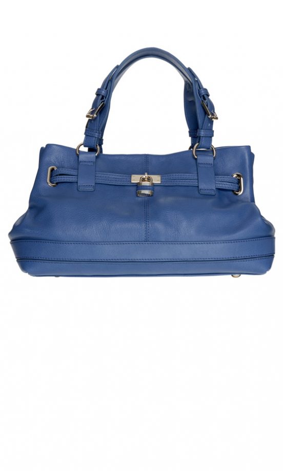 Reiss SS12 Blue Leather Bag