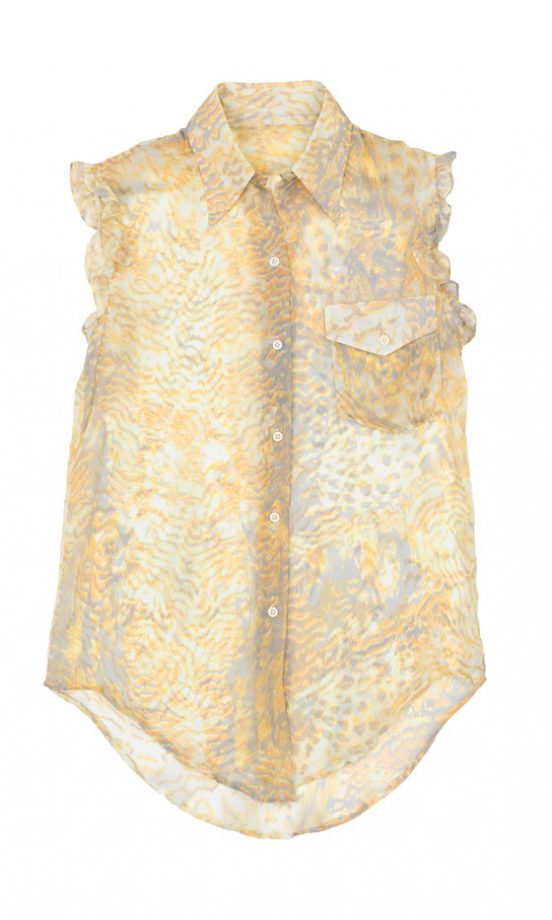 Reiss SS12 Ruffle Sleeve Shirt