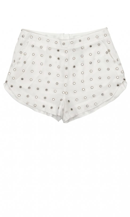 Reiss SS12 White Studded Shorts