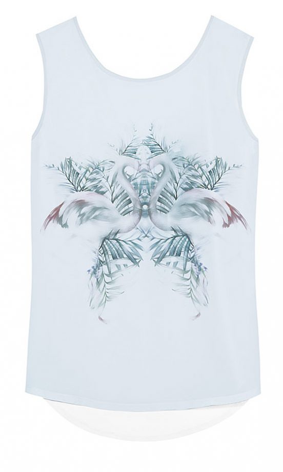 Reiss Swan Print Vest, £69