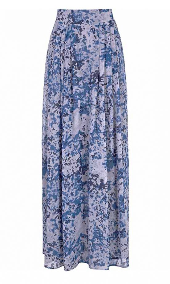 Reiss Printed Maxi Skirt, £129