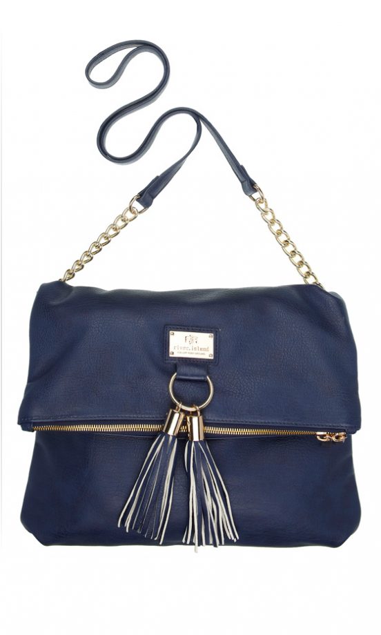 River Island SS12 Blue Bag