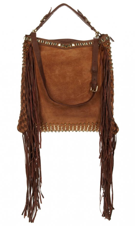 River Island SS12 Brown Suede Bag