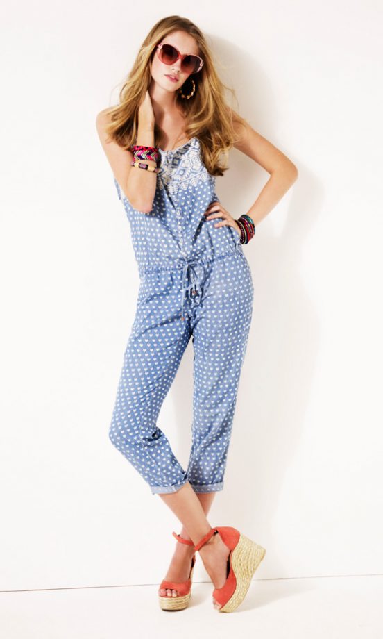 River Island SS12 Cute Polka Dot Jumpsuit Is Perfect For Your Summer Holiday