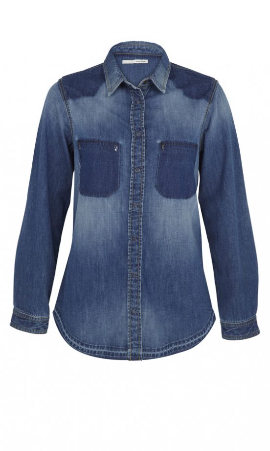 River Island SS12 Dark Denim Shirt