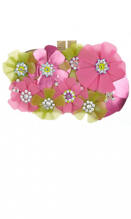 River Island SS12 Floral Clutch