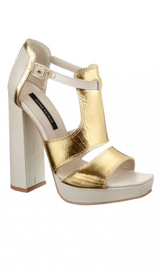 River Island SS12 Gold Heels