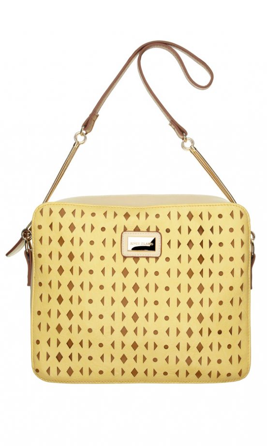 River Island SS12 Gorgeous Yellow Bag