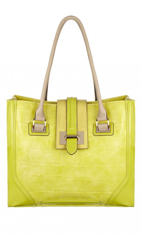 River Island SS12 Lime Green Handbag