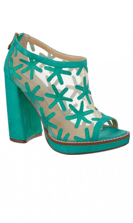 River Island SS12 Mint Floral Heels