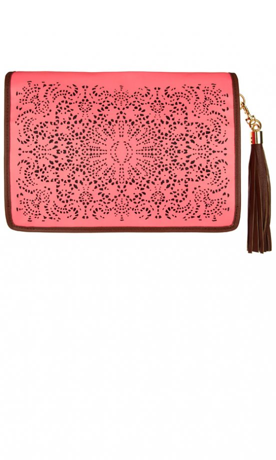 River Island SS12 Pink Tassel Purse