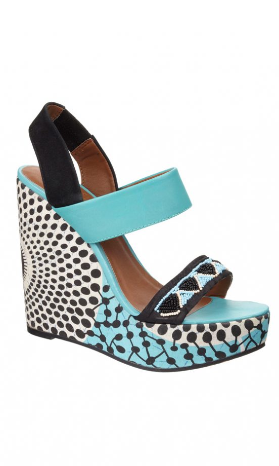 River Island SS12 Printed Wedges