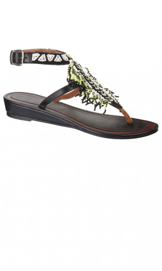 River Island SS12 Sandals With Bead Detail
