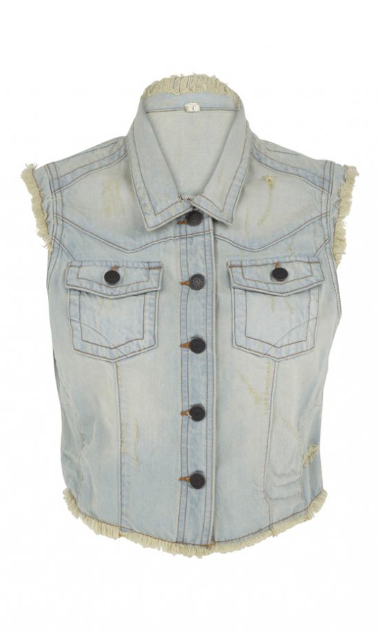River Island SS12 Sleeveless Denim Jacket