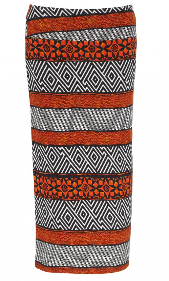 River Island SS12 Tribal Printed Maxi Skirt