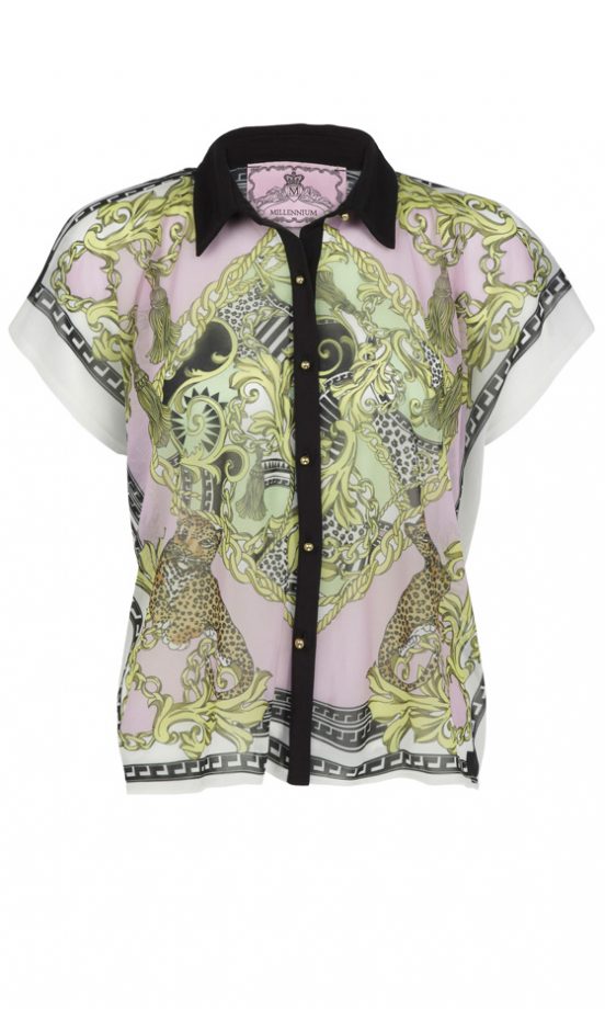River Island SS12 Versace Print Shirt