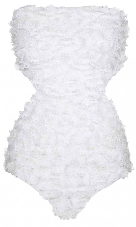 River Island SS12 White Floral Swimsuit