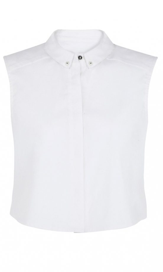 River Island SS12 White Peter Pan Collar Blouse
