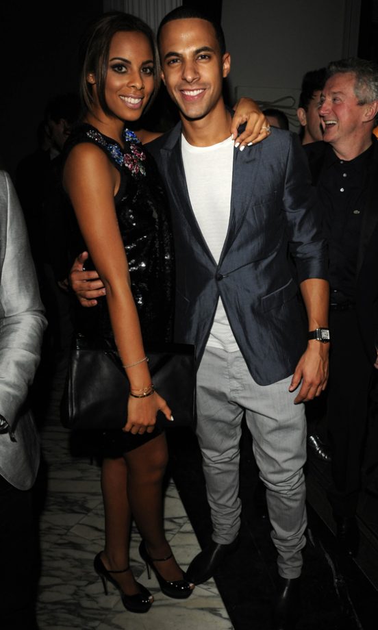 Rochelle Wiseman And Marvin Humes At The Brits After Party 2012