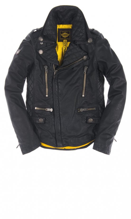 Superdry Leather Biker Jacket, £194.99