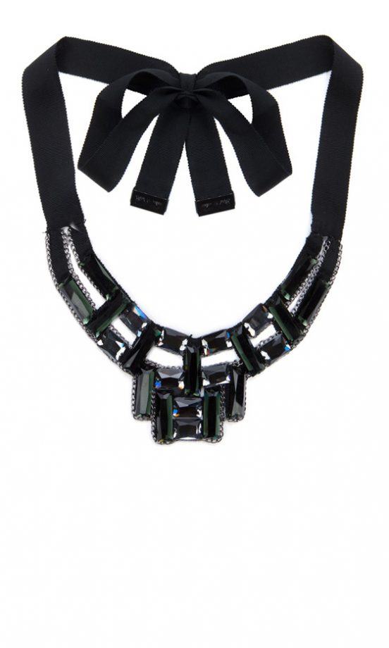 Ted Baker Geometric Crystal Bib Necklace, £55