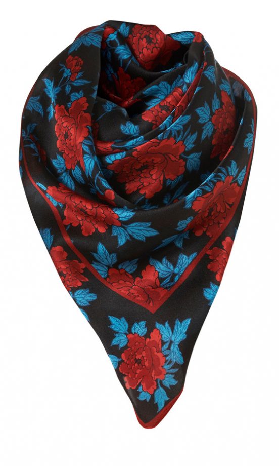 Topshop Floral Print Silk Scarf, £28