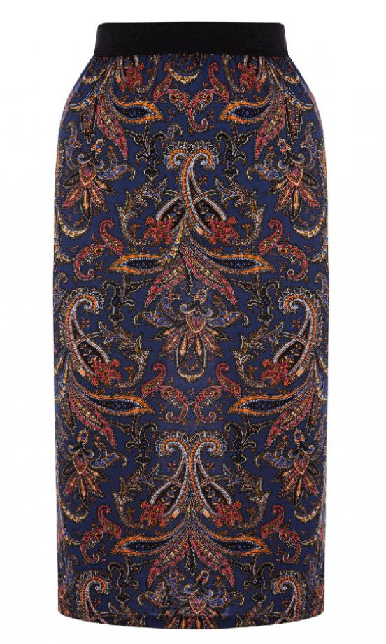 Warehouse Paisley Print pPencil Skirt, £25