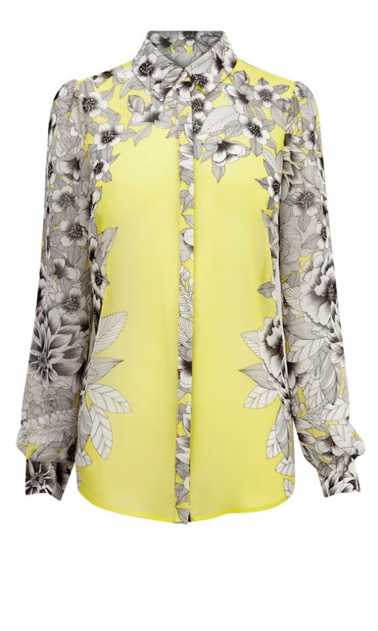 Warehouse Yellow Floral Blouse, £45
