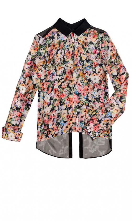 Zara SS12 Collar Detail Shirt