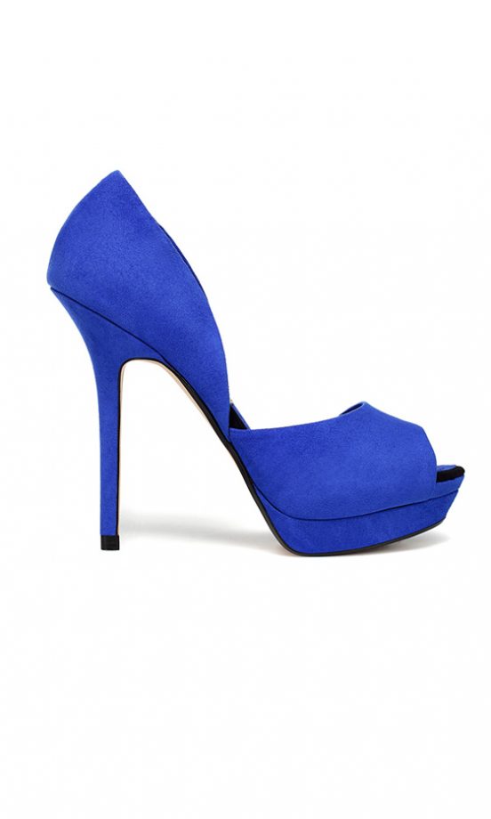 Zara SS12 Bright Blue Heels