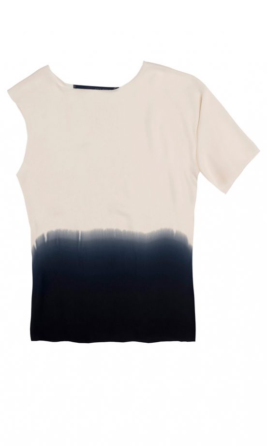 Zara SS12 One Armed Tie Dye Top