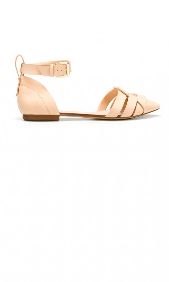 Zara SS12 Peach Sandals