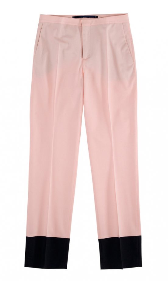 Zara SS12 Pink And Black Trousers